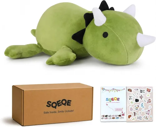 Miniatura 10 de SQEQE Peluche de ajolote con peso, animal de peluche de ajolote con peso, lindo juguete de almohada rosa suave, regalo para niños y adultos, 9.8
