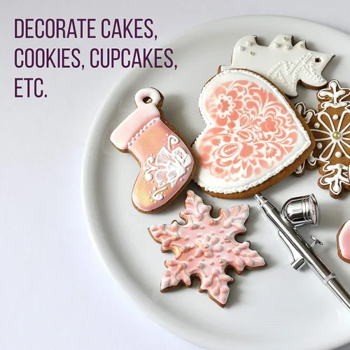 Miniatura 5 de U.S. Cake Supply Juego de colores para tartas de aerógrafo, los 12 colores más populares en botellas de 0.64 onzas líquidas (0.6 fl oz) fabricadas