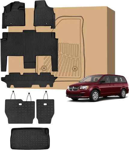Miniatura 9 de Tapetes de suelo Peleus para Mercedes-Benz Sprinter 2500/3500 2025-2019, solo para furgoneta de carga, forros personalizados de goma TPE para todo