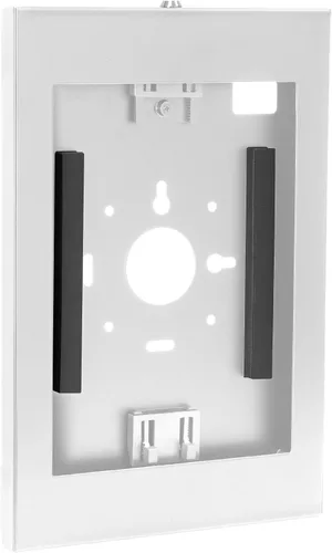 Miniatura 2 de Mount-It! Soporte de pared antirrobo para tablet, soporte de perfil bajo con candado de acero seguro, soporte de tablet con candado para iPad Blanco