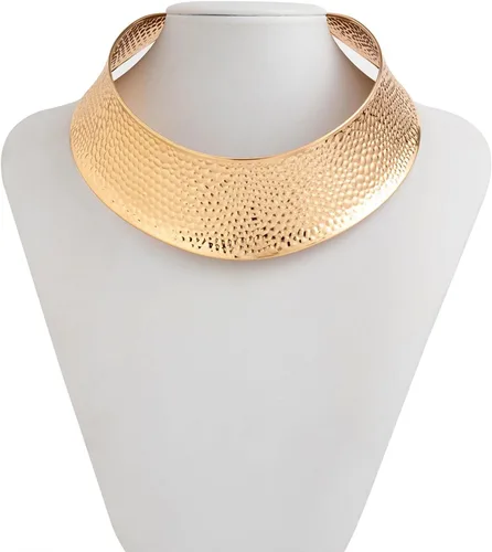 Miniatura 4 de Collar grueso de oro con capas de abejas punk, collar de cadena con babero de moda, joyería estética para mujeres y niñas