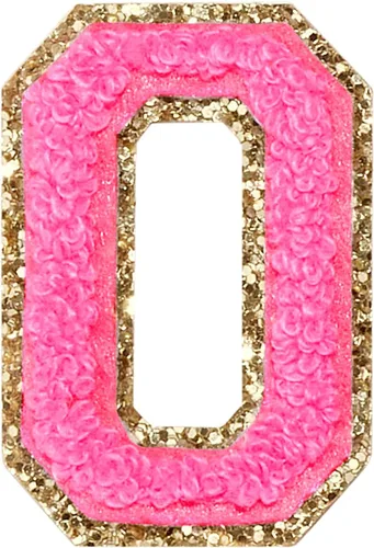 Miniatura 21 de Parches de letras de felpilla para planchar con purpurina, parches bordados con borde dorado, parches para coser en ropa, sombrero, camisa, bolsa