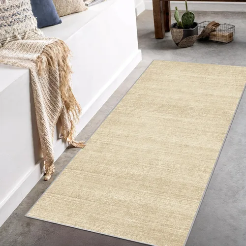 Miniatura 45 de Art&Tuft Alfombra de Pasillo 2x10 - Alfombras de Pasillo Lavables, Alfombra de Pasillo Antideslizante para Pasillo, Textura de Rayas de Pelo Alto
