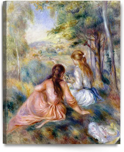 Miniatura 120 de DECORARTS - Bal du Moulin de la Galette, Reproducción de Arte de Pierre Auguste Renoir. Impresiones sobre lienzo en giclée para decoración de pared