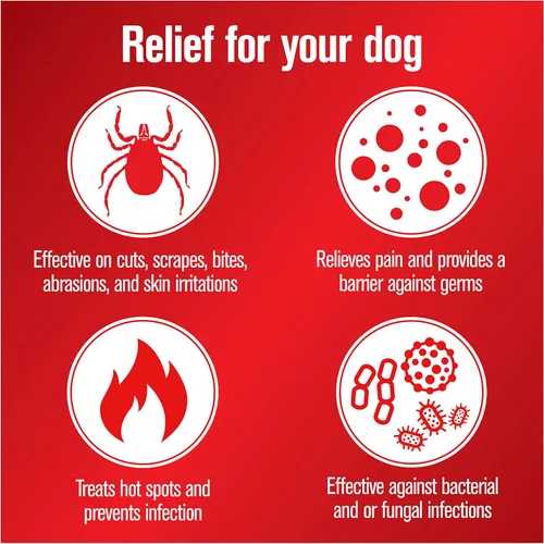 Miniatura 4 de Sulfodene, pomada de 3 vías para perros, S, Blanco