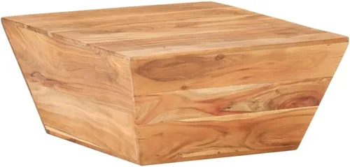 Miniatura 9 de Mesa auxiliar, mesa de centro de tronco, mesa de centro de granja adecuada para sala de estar, oficina, balcón, estudio, sala de estar familiar