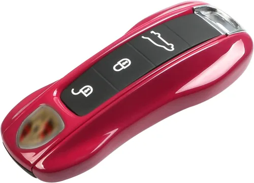 Miniatura 12 de Jaronx 2 fundas para llavero color azul brillante compatibles con Cayenne Panamera 2018-2024/911 Carrera 2020-2024/Taycan 2020-2024, fundas