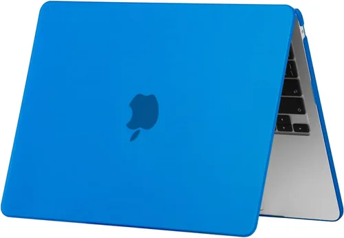 Miniatura 3 de Se7enline Funda compatible con MacBook Air de 15 pulgadas M4 M3 M2 2022-2025 A2941/A3114/A3241, funda rígida para laptop Mac Air 15.3, funda Azul