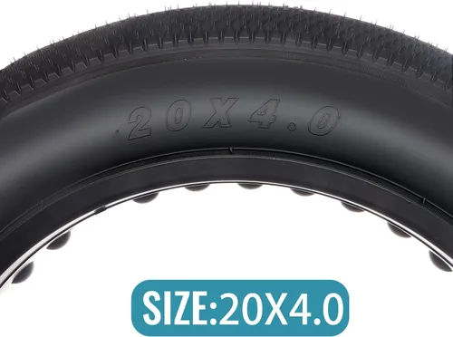 Miniatura 6 de Hycline EBike Fat Replacement Tire: 20x4.0/26x4.0 Inch High-Performance Wear-Resistant Folding Fat Tire for Electric, Urban, Mountain & 3-Wheel Bikes