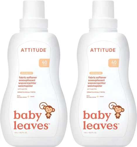 Miniatura 10 de ATTITUDE Suavizante para telas de bebé, ingredientes a base de plantas y minerales, compatible con lavadoras de alta eficiencia (HE), productos