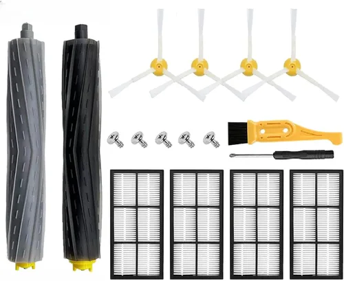 Piezas de repuesto para iRobot Roomba 800 900 Series 805 860 861 864 866 870 871 880 890 891 960 961 964 980 981 985, 17 PCS Kit de