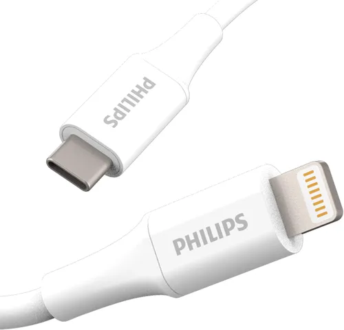 Philips Cable USB C a Lightning, cable de carga de iPhone de 4 pies para las series 14/13/12, cargador de Airpod Pro, cables de carga Lightning para
