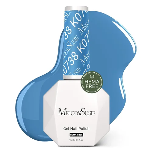 Miniatura 74 de MelodySusie Juego de 2 piezas de gel floreciente transparente y capa superior para diseño de uñas, esmalte de uñas de gel UV acuarela mármol, gel