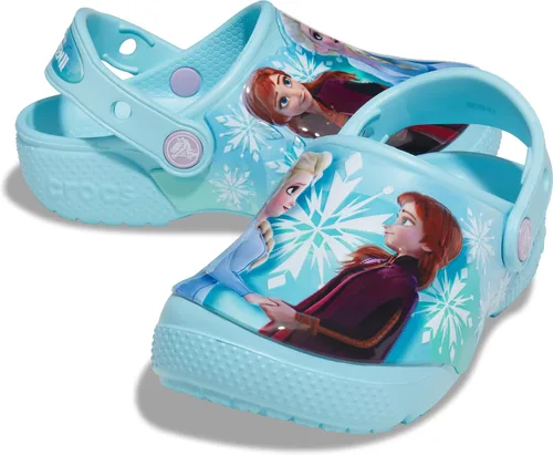 Miniatura 6 de Crocs Zuecos Disney para niños Frozen 2 Zapatos para niñas, Azul hieloazul hielo., 9 Bebé mayor