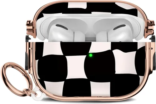Miniatura 130 de Maxjoy para Funda Linda de AirPods 2 (2019) con Bloqueo de Seguridad, Compatible con Funda de AirPod de 2ª Generación de Mármol para Mujeres
