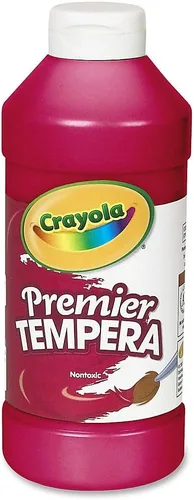Miniatura 29 de Crayola Premier - Pintura al temple para niños, color blanco (16 onzas), suministros para el aula para niños, ideal para artes y manualidades,
