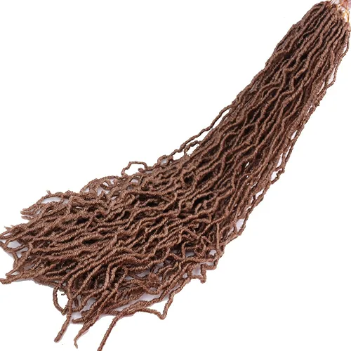 Miniatura 7 de Trenzas de ganchillo sintéticas de 36 pulgadas, 6 paquetes de trenzas de ganchillo súper largas de diosa, cabello rizado, ondulado, suave, trenzado