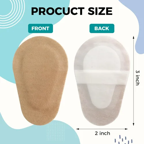 Miniatura 4 de 50 parches adhesivos para los ojos, parches para los ojos para adultos, parche desechable sin látex, vendajes adhesivos para bebés, niños y niñas