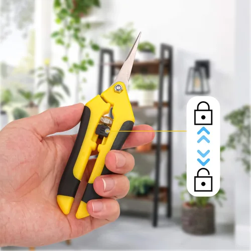 Miniatura 4 de Paquete de 20 tijeras de podar de jardín de 6.5 pulgadas, podadora manual con cuchillas de acero inoxidable, tijeras de jardinería de punta afilada