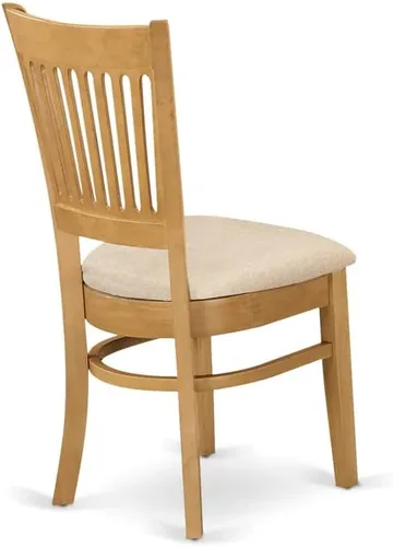 Miniatura 10 de East West Furniture AVVA5-LWH-C - Juego de mesa de comedor de 5 piezas, incluye una mesa de cocina ovalada con hojas de mariposa y 4 sillas