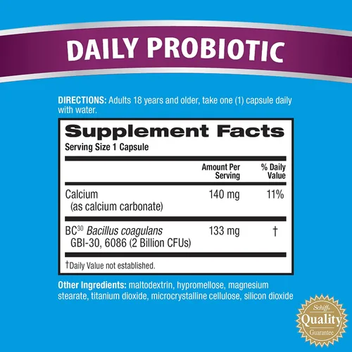 Miniatura 6 de Cápsula probiótica diaria - Digestive Advantage 80 cápsulas y cápsula de lactasa de defensa de lactosa (96 cápsulas)