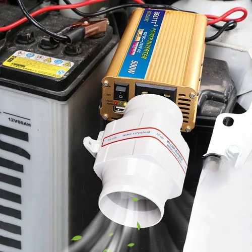 Miniatura 7 de DC HOUSE 4 '' eléctrico en línea Marine sentina aire barco soplador 12V 270 CFM bastante