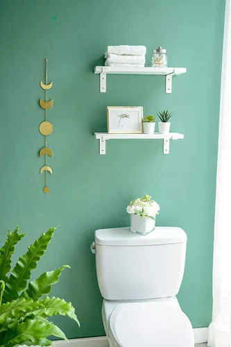 Miniatura 4 de Mkono Colgante de Pared de Fases Lunares de Metal Decoración Bohemia para el Hogar Guirnalda de Luna Elegante Vertical para Dormitorio Cuarto