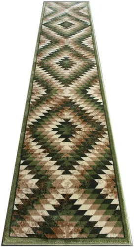 Miniatura 21 de Masada Rugs, Stephanie Collection - Alfombra de área del suroeste de nativos americanos, diseño envejecido 1106 turquesa, gris, blanco y negro
