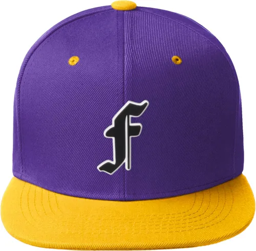 Miniatura 143 de Daxton Gorra clásica con visera de billete plano con letras del alfabeto inglés antiguo de la A a la Z