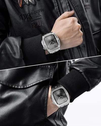 Miniatura 6 de Funda de metal de lujo con correa para Apple Watch Series 10 de 1.812 pulgadas, funda protectora militar resistente contra golpes, diseño táctico