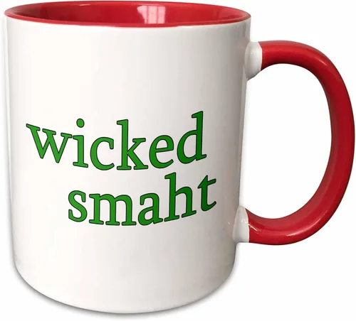 Miniatura 9 de 3dRose EvaDane - Citas divertidas - Wicked Smaht. Green. - Tazas (mug_193286_4)