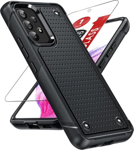 Miniatura 37 de LeYi Funda para Galaxy S21 FE-5G: Funda Samsung S21 FE con protector de pantalla, doble capa protectora de policarbonato duro y TPU suave Android