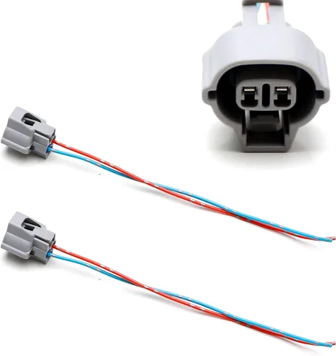 Miniatura 6 de iJDMTOY Par de conectores de luz de marcador lateral de guardabarros OE-Spec con coletas de 5 pulgadas compatibles con la versión JDM Subaru