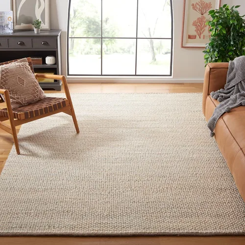 Miniatura 14 de SAFAVIEH Lasa Collection - Alfombra de área de 9 x 12 pies, color beige, diseño de flecos sólidos, no desprende pelusa y de fácil cuidado, ideal