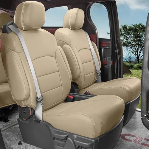 Miniatura 7 de coverdream Odyssey Fundas de asiento de automóvil de ajuste personalizado para Honda Odyssey 2004-2010, asiento de capitán de 2ª fila, totalmente