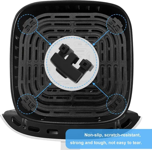 Miniatura 2 de Patas de goma de silicona para freidora de aire Paris Hilton 6QT/Bella Pro Series 4QT 8QT 6.3QT Freidora de aire premium pies de goma