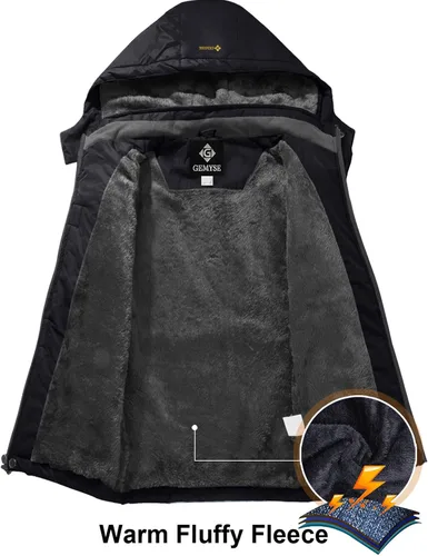 Miniatura 3 de Chaqueta de esquí impermeable para niño con capucha GEMYSE
