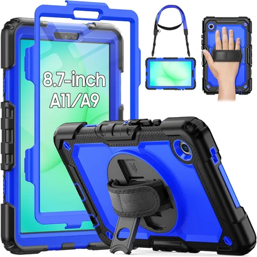 Miniatura 21 de HXCASEAC Funda para Samsung Galaxy Tab A8 de 10.5 pulgadas, protectora con protector de pantalla, correa de mano, soporte para bolígrafo, resistente