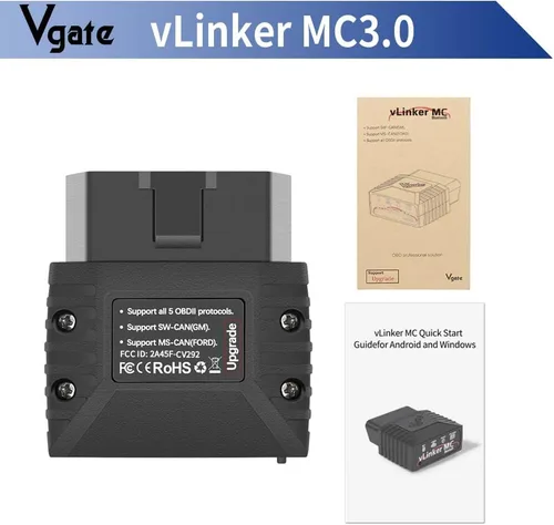 Miniatura 6 de Vgate vLinker MC Bluetooth 3.0 OBD2 escáner lector de código herramienta de escaneo de diagnóstico para Android y Windows, negro