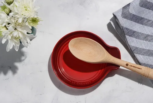 Miniatura 5 de Le Creuset Signature - Reposacuchares de cerámica, 6 pulgadas, alcachofa