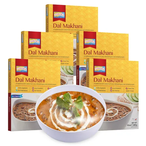 Miniatura 11 de Ashoka Comidas indias listas para comer desde 1930, 100% vegetariano Dal Makhani, comida india totalmente natural cocinada tradicionalmente, a base