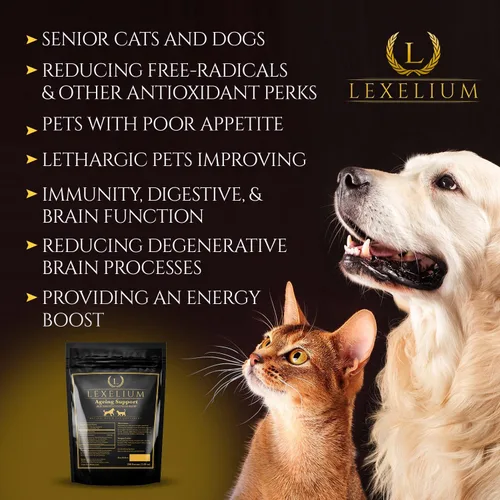 Miniatura 4 de Antioxidante para perros y gatos mayores, proporciona apoyo integral al hígado, hueso, cerebro e inmunidad, reduce los radicales libres, refuerzo