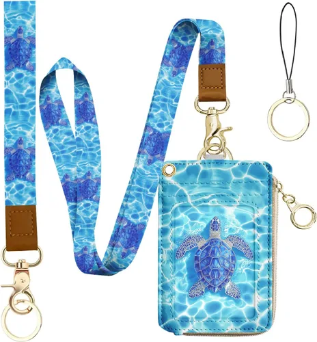 Miniatura 28 de bolimoss Soporte para credencial de sol y luna y cartera con cordón, cordones removibles para maestras, cartera para mujeres con correa