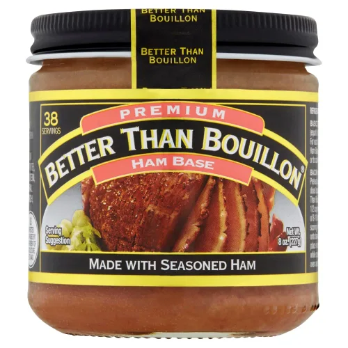 Miniatura 7 de Better Than Bouillon Base de jamón premium, hecha con jamón sazonado, base mezclable para mayor sabor, 38 porciones por frasco, tarro de 8 onzas