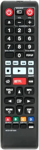 Miniatura 3 de AK59-00166A - Mando a distancia reemplazado para reproductor de discos Blu-ray Samsung BD-FM59 BD-FM59C BD-F5900 BD-F7500 BD-FM59/ZA BD-FM59C/ZA