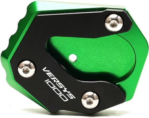 Miniatura 9 de YESKIT Aluminio CNC para Kawasaki VERSYS 1000 VERSYS1000 2015-2022 Soporte lateral de pie de motocicleta Placa de soporte de extensión (Color : gris)
