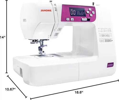 Miniatura 8 de Janome Máquina de coser computarizada 2030DC-G