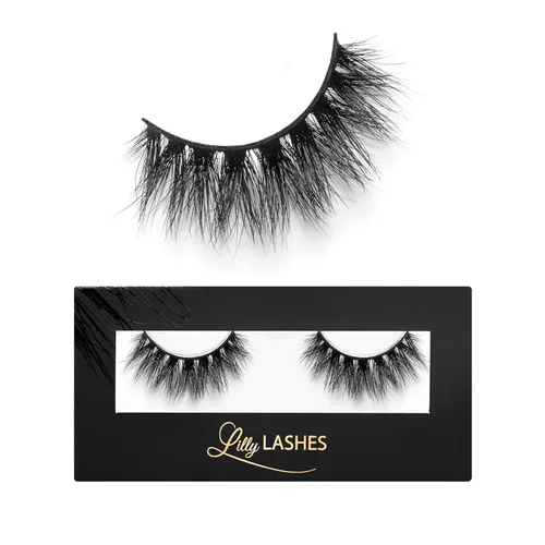 Miniatura 13 de Lilly Lashes Doha Pestañas de visón 3D, la Lilly Lash original para un aspecto esponjoso y natural, pestañas reutilizables hasta 25 veces, pestañas