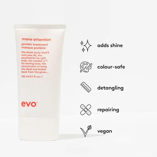 Miniatura 2 de evo Tratamiento capilar con proteínas Mane Attention - Hidrata, repara y fortalece el cabello