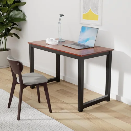 Miniatura 2 de Decoholic - Escritorio para computadora de 47 pulgadas, mesa para PC y laptop de oficina y hogar, estación de trabajo para escribir o estudiar